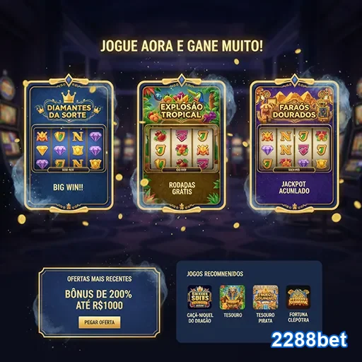 Slot games variados com suporte dedicado ao jogador - 2288bet